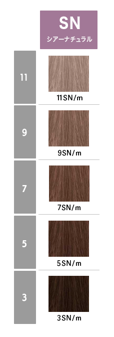 キャラデコ カラーチャート ナカノ