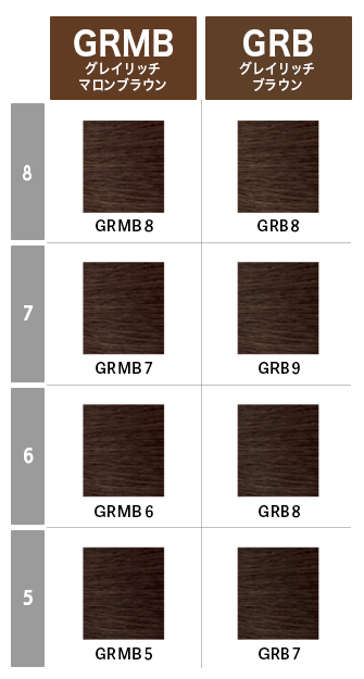 プロステップ カラーチャート ホーユー