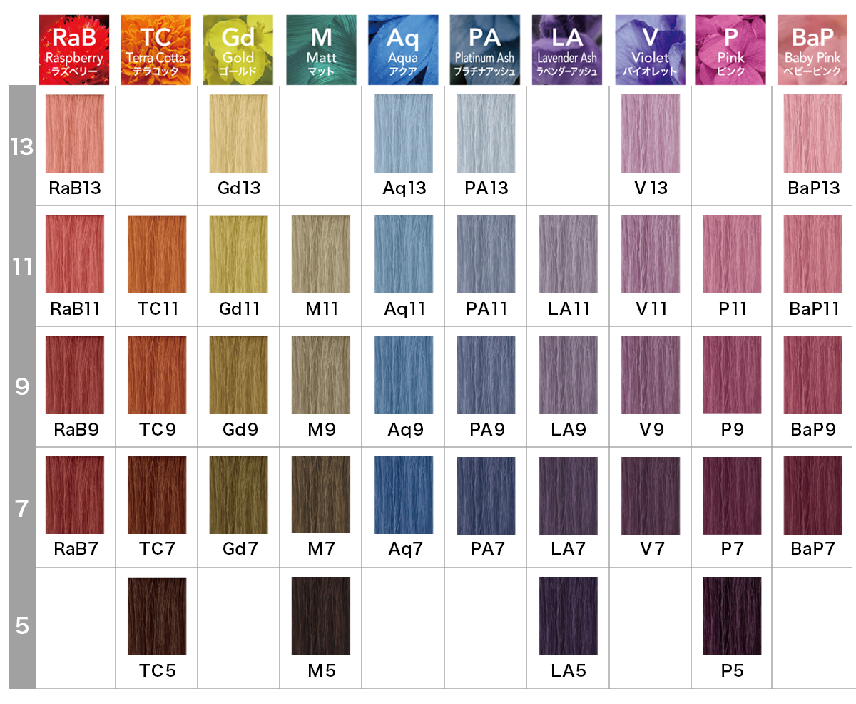 プリミエンス 資生堂 カラーチャート